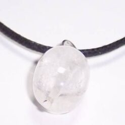 Pandantiv din cristal de stanca, in forma de inima