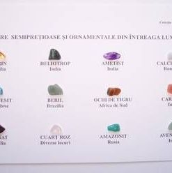 Pandantiv dinb obsidian - Inima - pe siret negru