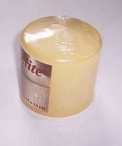 Set de lumanari tip pastila, de culoare galbena