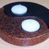 Suport pentru lumanari Yin-Yang - remediu Feng Shui