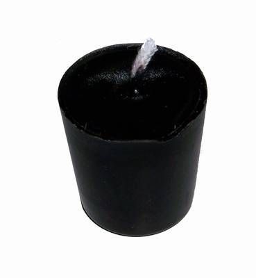 Lumanare neagra parfumata - cilindrica