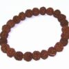 Bratara din Rudraksha, pe elastic -