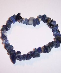 Bratara din calcedonie, pe elastic, piatra mica