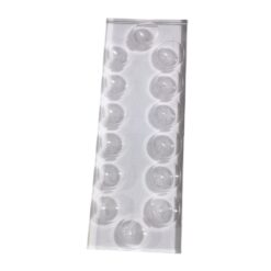 Suport masiv din plexic, pentru 14 sfere din cristal