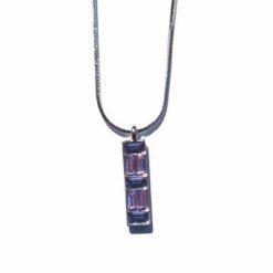 Pandantiv din metal cu cristale Swarovski multifatetate