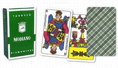 Piemontese 84 Green Tarot - Tarot Piemontese - 78 carti