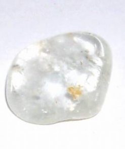 Cristal natural de topaz alb